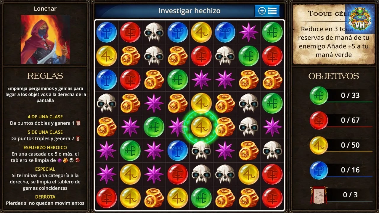 Puzzle Quest: The Legend Returns Nintendo Switch - ảnh màn hình 14