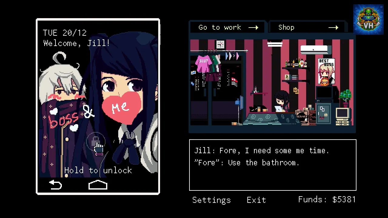 VA-11 Hall-A: Cyberpunk Bartender Action Nintendo Switch - ảnh màn hình 3