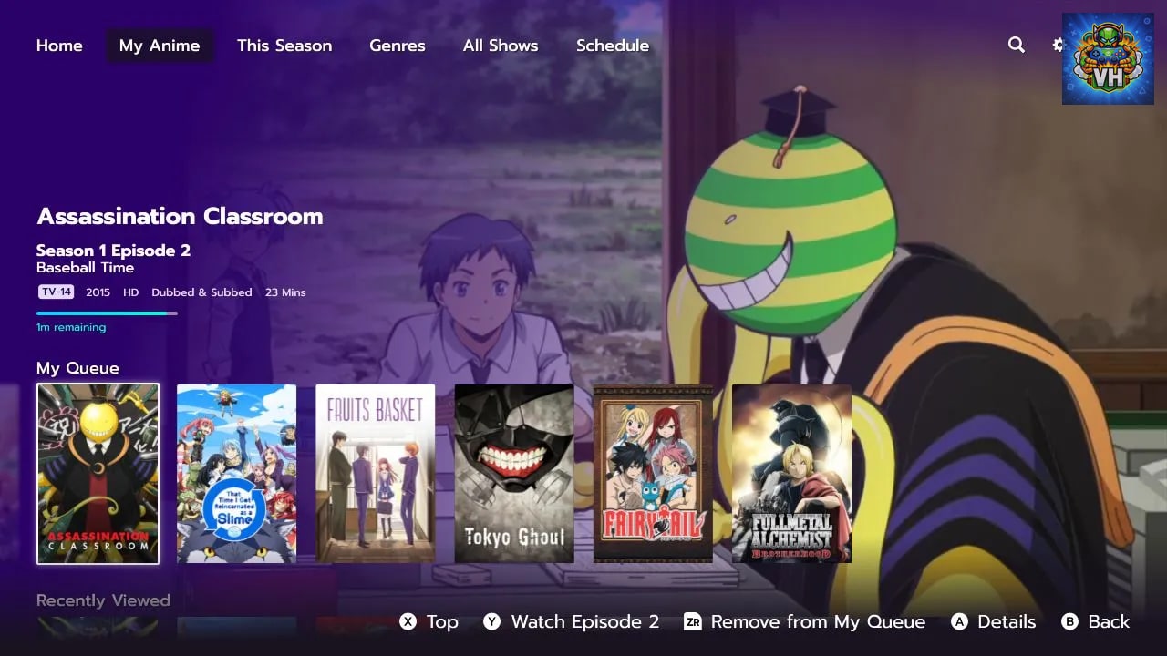 Funimation Nintendo Switch - ảnh màn hình 2