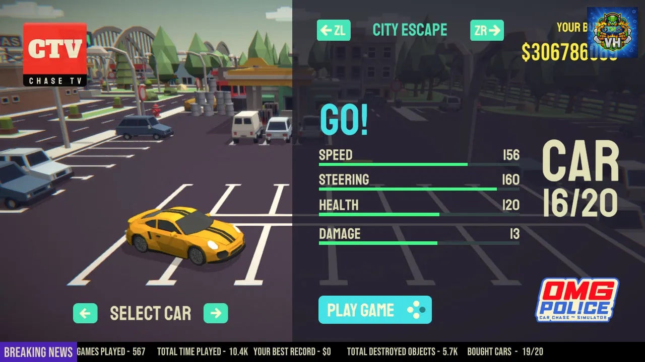 OMG Police - Car Chase TV Simulator Nintendo Switch - ảnh màn hình 6