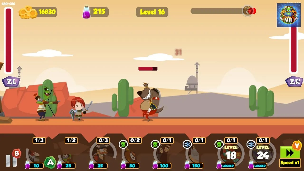 Castle Heroes Nintendo Switch - ảnh màn hình 3