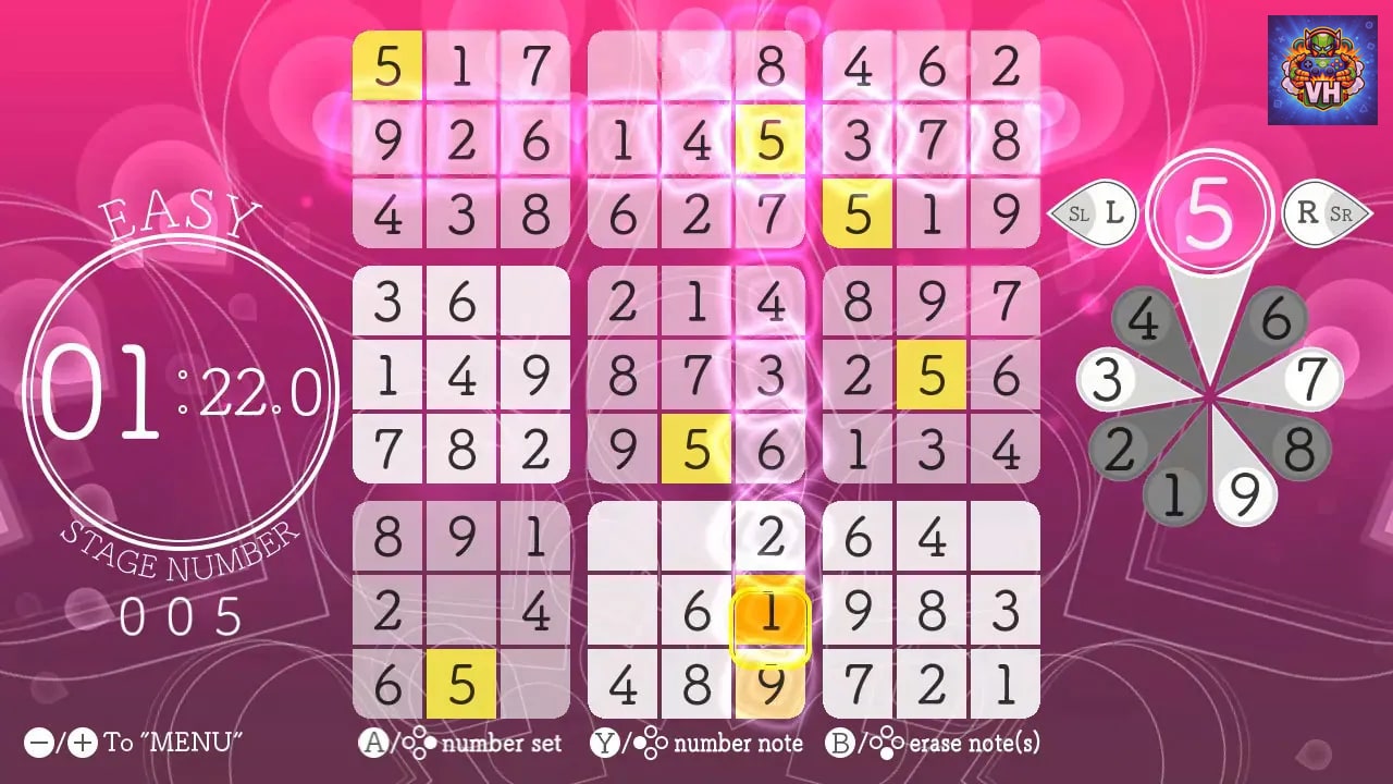 Sudoku Relax 5 Full Bloom Nintendo Switch - ảnh màn hình 7