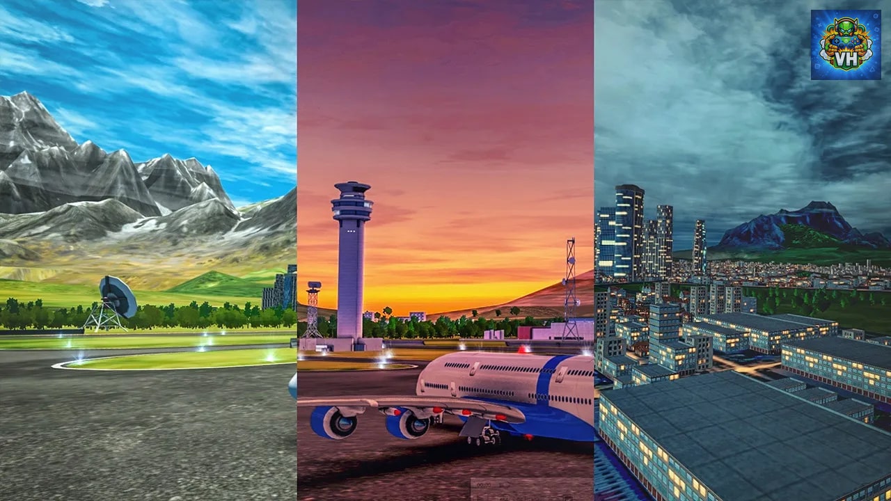 Airplane Flight Simulator Nintendo Switch - ảnh màn hình 4