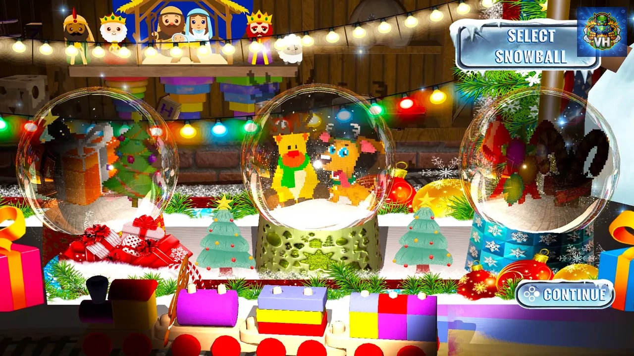 Merry Christmas Snowball Bubble Nintendo Switch - ảnh màn hình 1