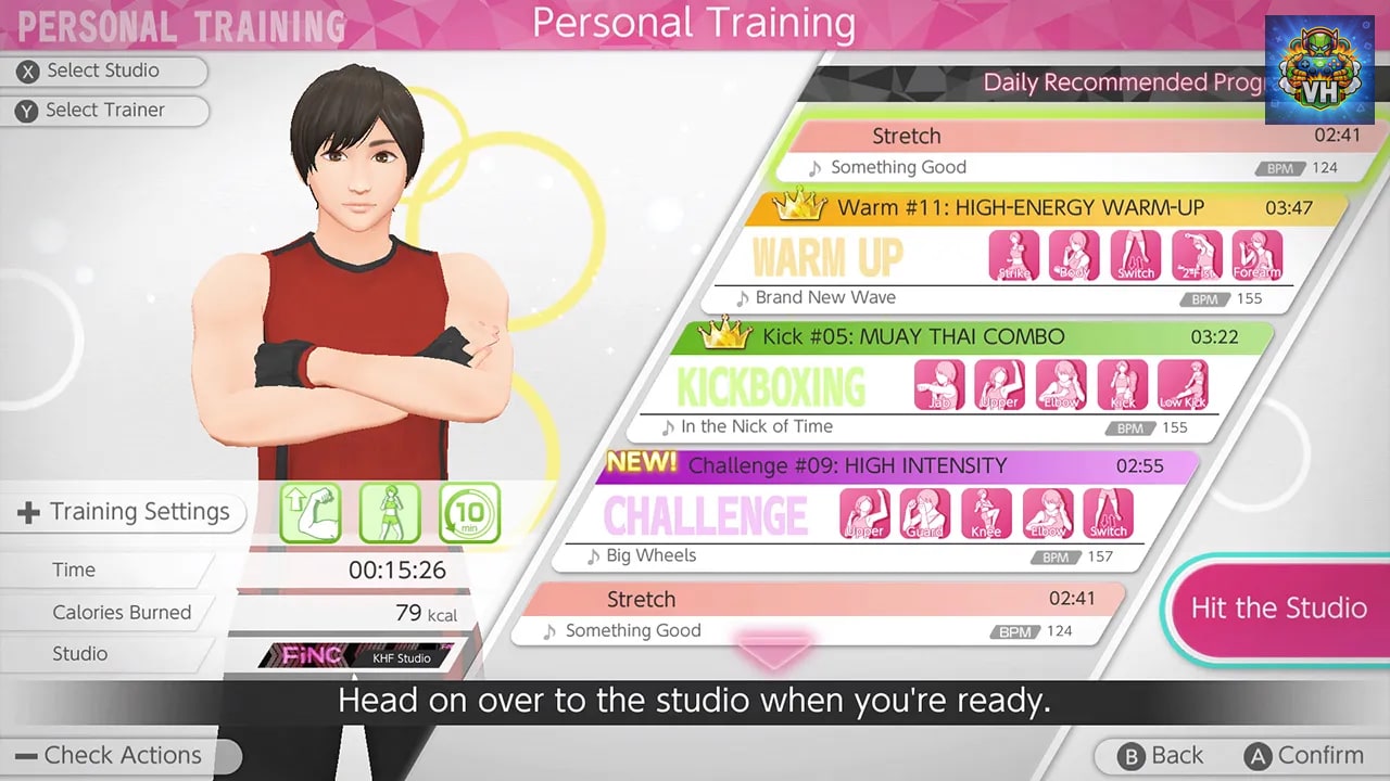 Knockout Home Fitness Nintendo Switch - ảnh màn hình 2