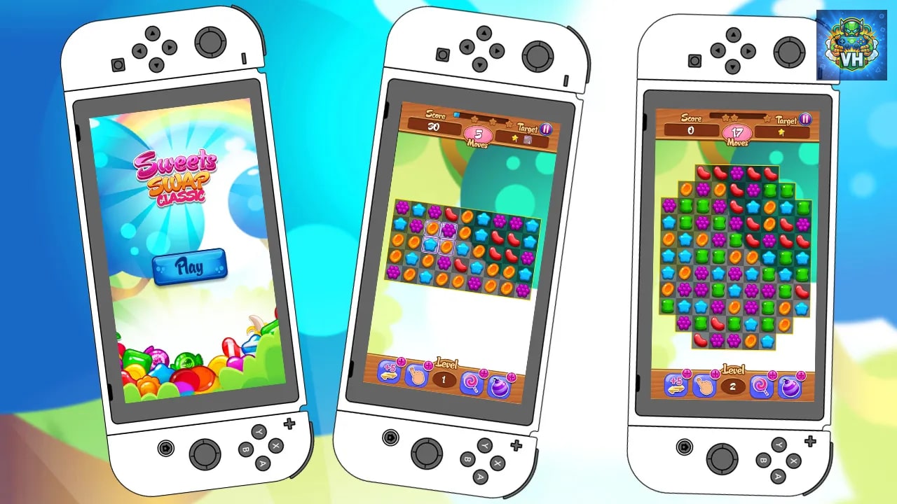 Sweets Swap Classic Nintendo Switch - ảnh màn hình 1