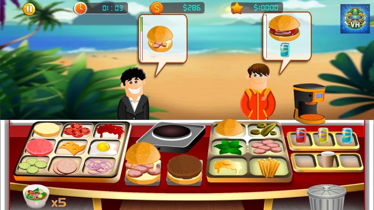 My little fast food booth Nintendo Switch - ảnh màn hình 2