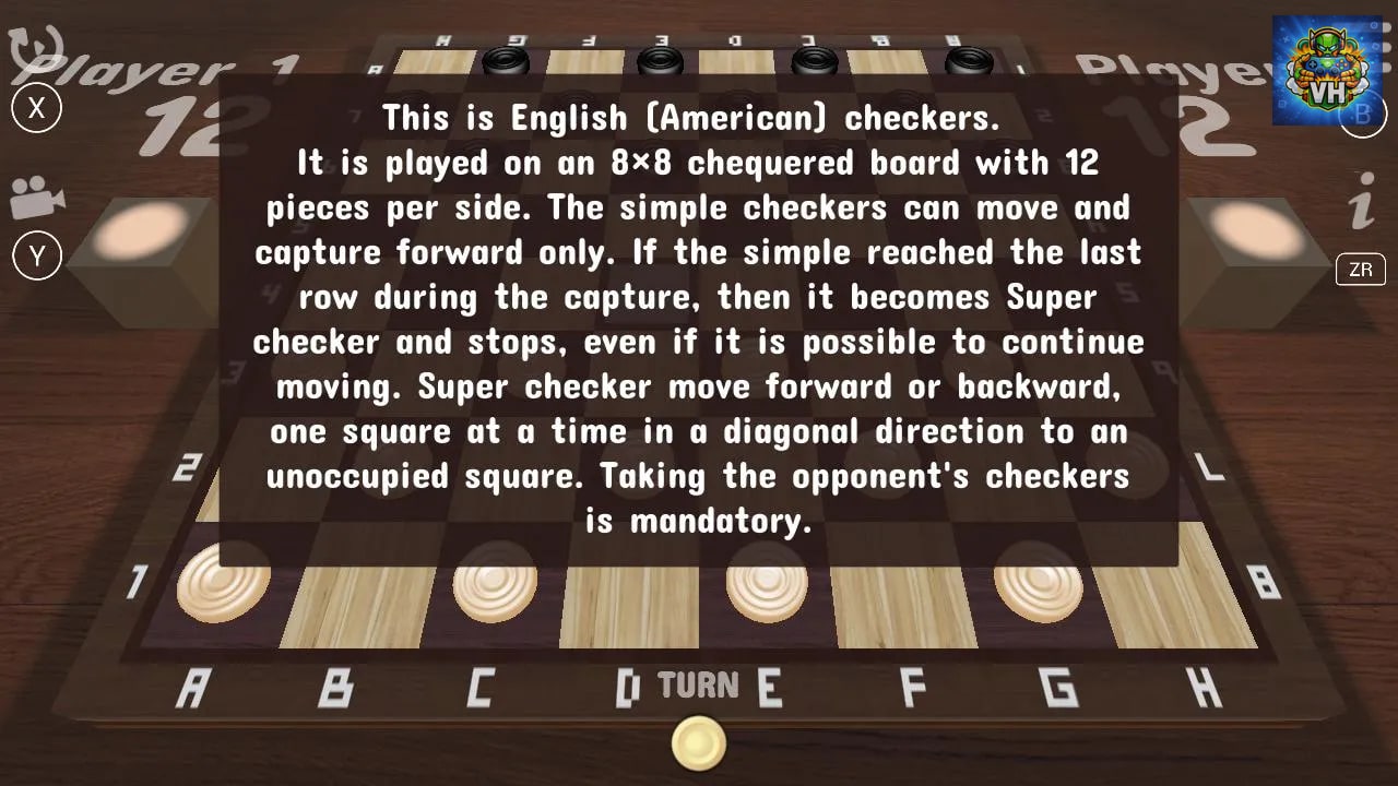 Classic Checkers Nintendo Switch - ảnh màn hình 3