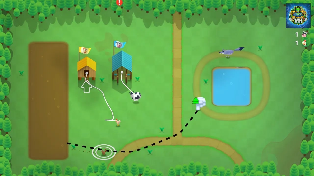 Crowdy Farm Rush Nintendo Switch - ảnh màn hình 2