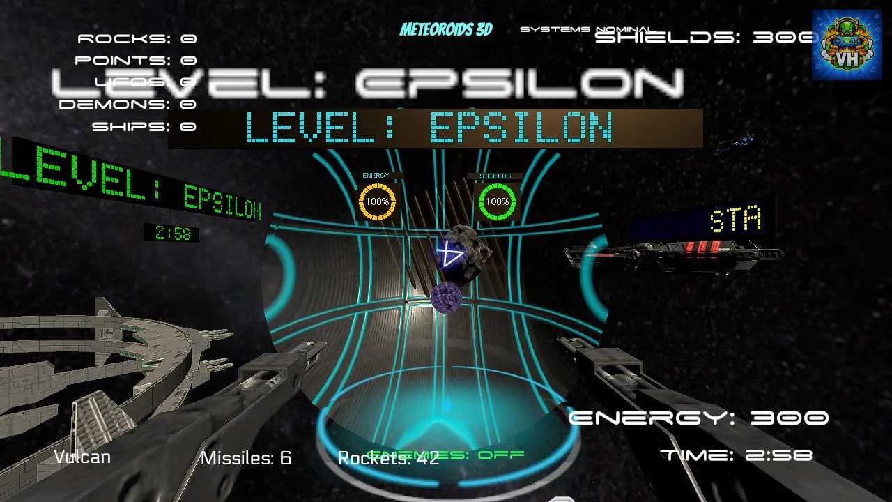 Meteoroids 3D Nintendo Switch - ảnh màn hình 3