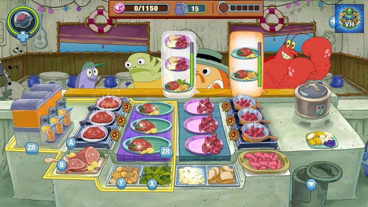 SpongeBob: Krusty Cook-Off Nintendo Switch - ảnh màn hình 5