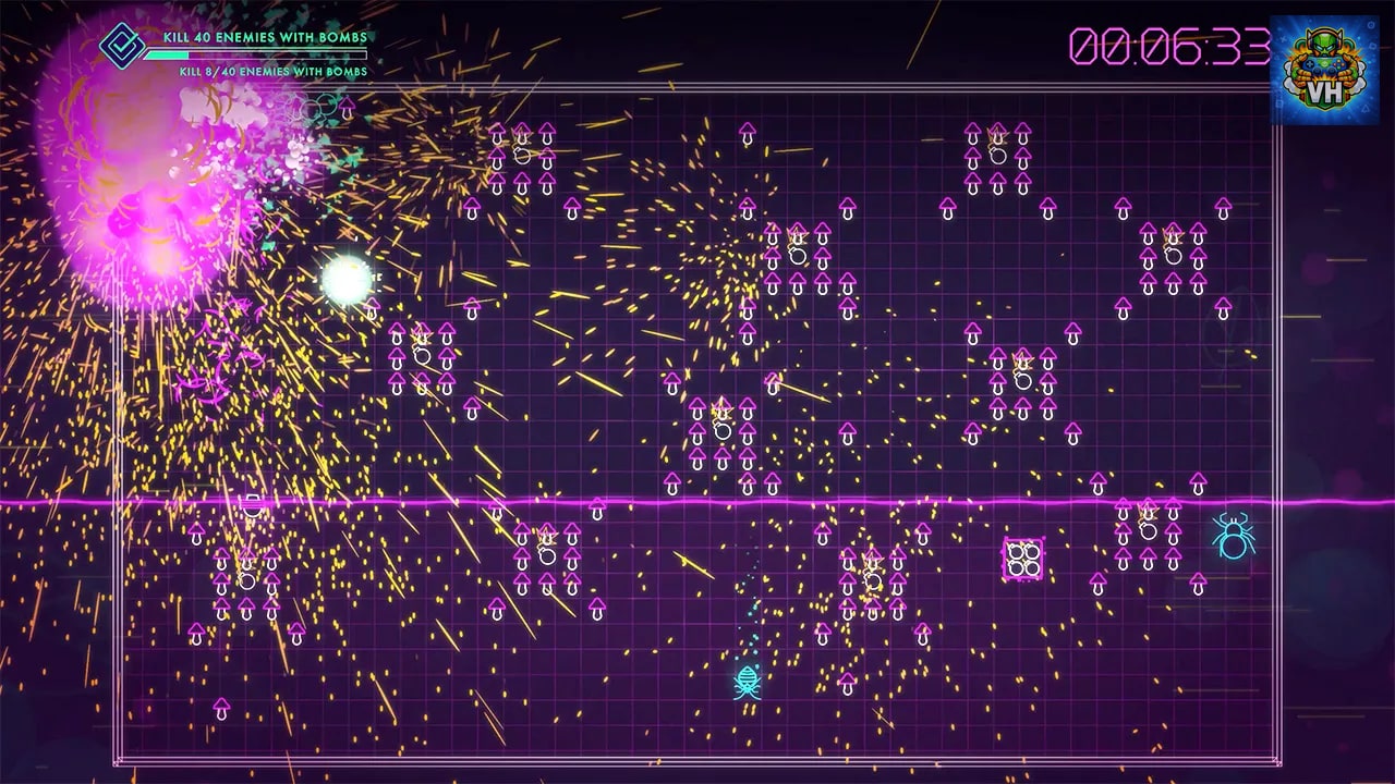 Centipede: Recharged Nintendo Switch - ảnh màn hình 1