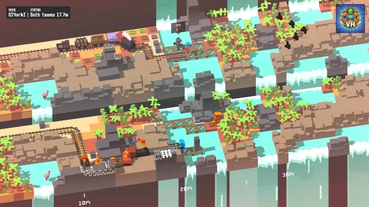 Unrailed! Nintendo Switch - ảnh màn hình 1