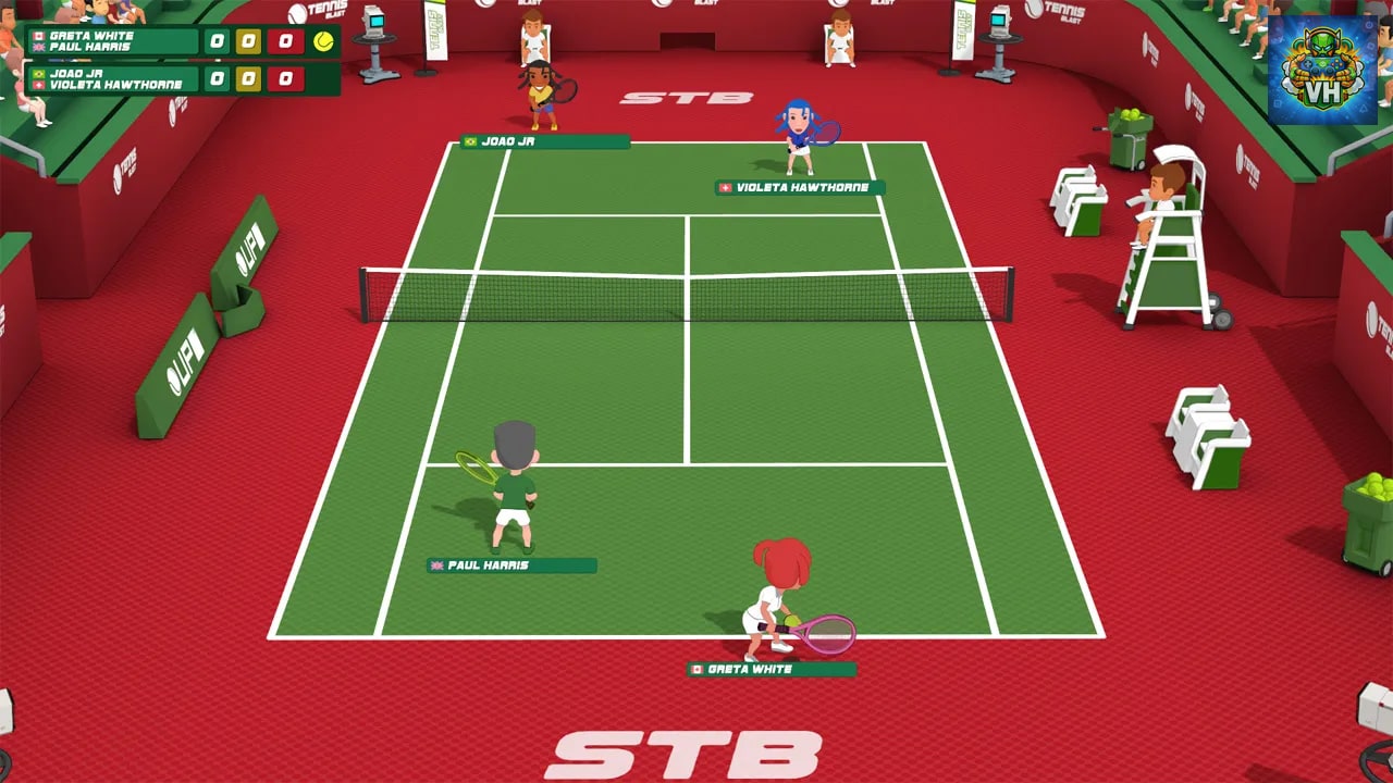 Super Tennis Blast Nintendo Switch - ảnh màn hình 3