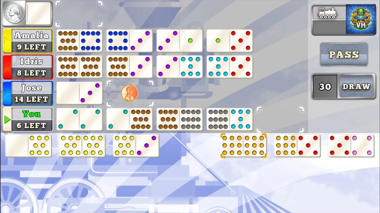 Mexican Train Dominoes Gold Nintendo Switch - ảnh màn hình 4
