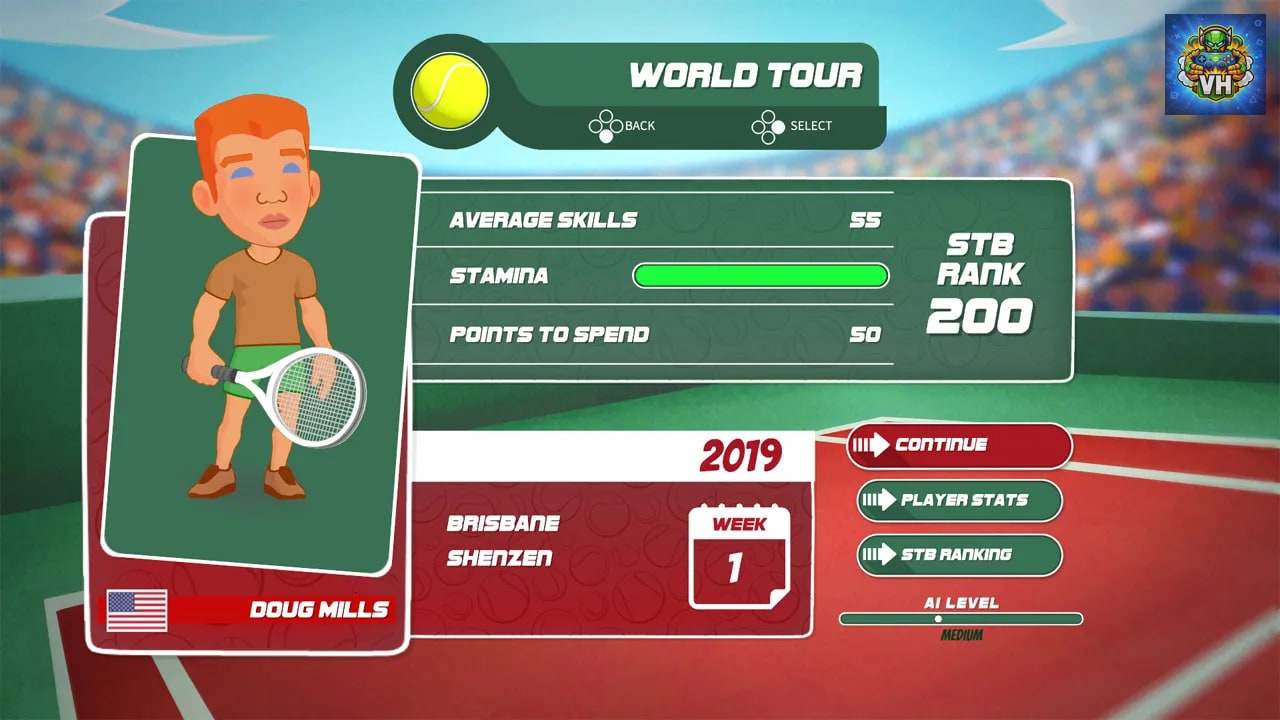 Super Tennis Blast Nintendo Switch - ảnh màn hình 1