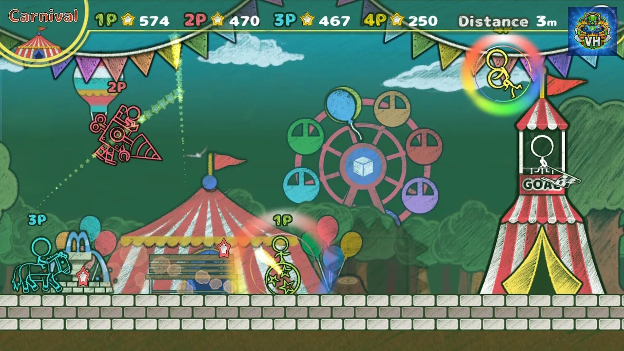 Chalk Dash Carnival Nintendo Switch - ảnh màn hình 4