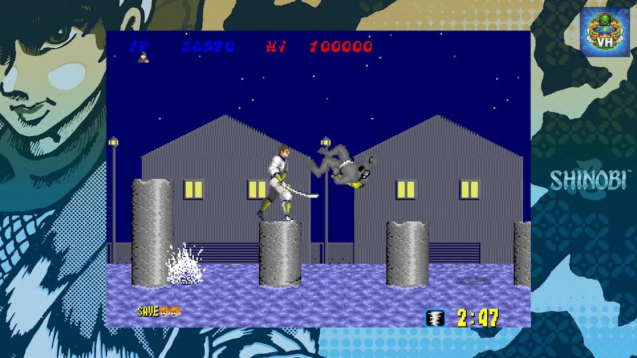 SEGA AGES Shinobi Nintendo Switch - ảnh màn hình 4