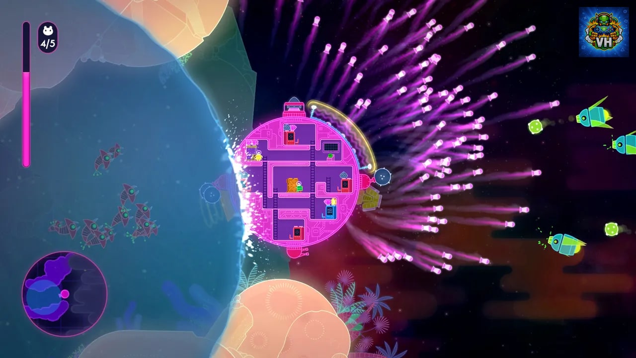 Lovers in a Dangerous Spacetime Nintendo Switch - ảnh màn hình 1
