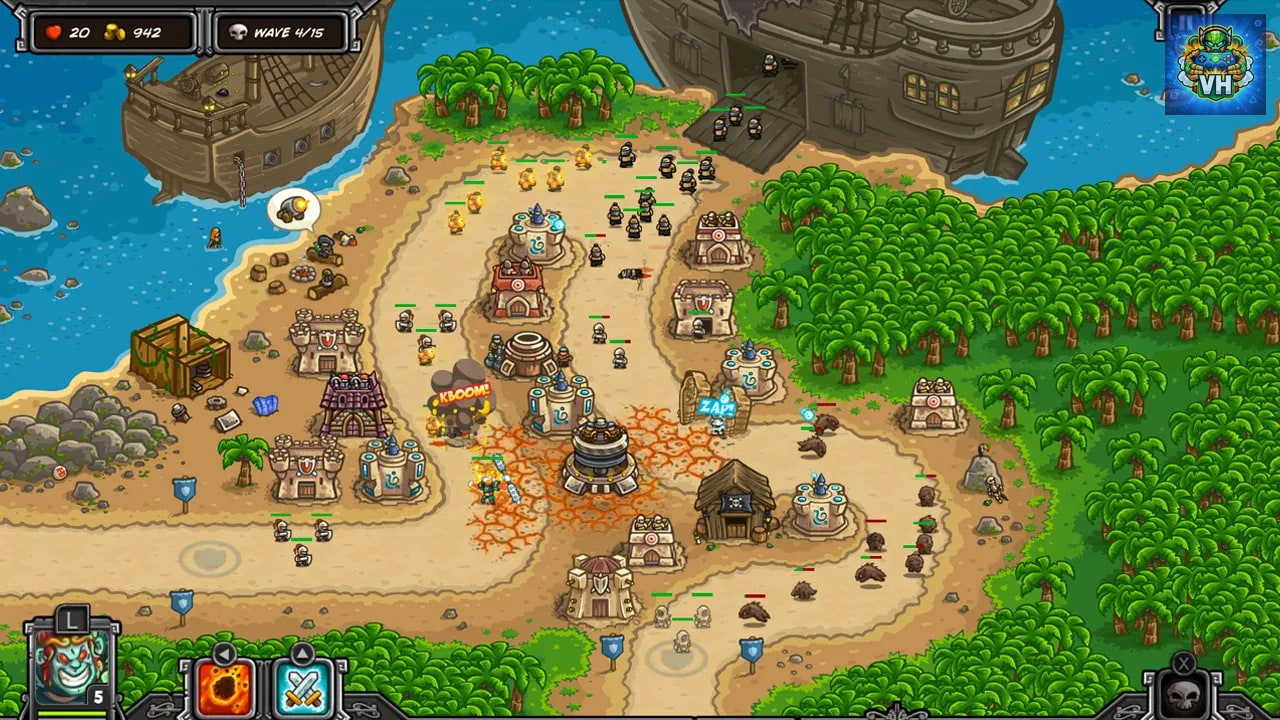 Kingdom Rush Frontiers (test) Việt hóa Switch - ảnh màn hình 2