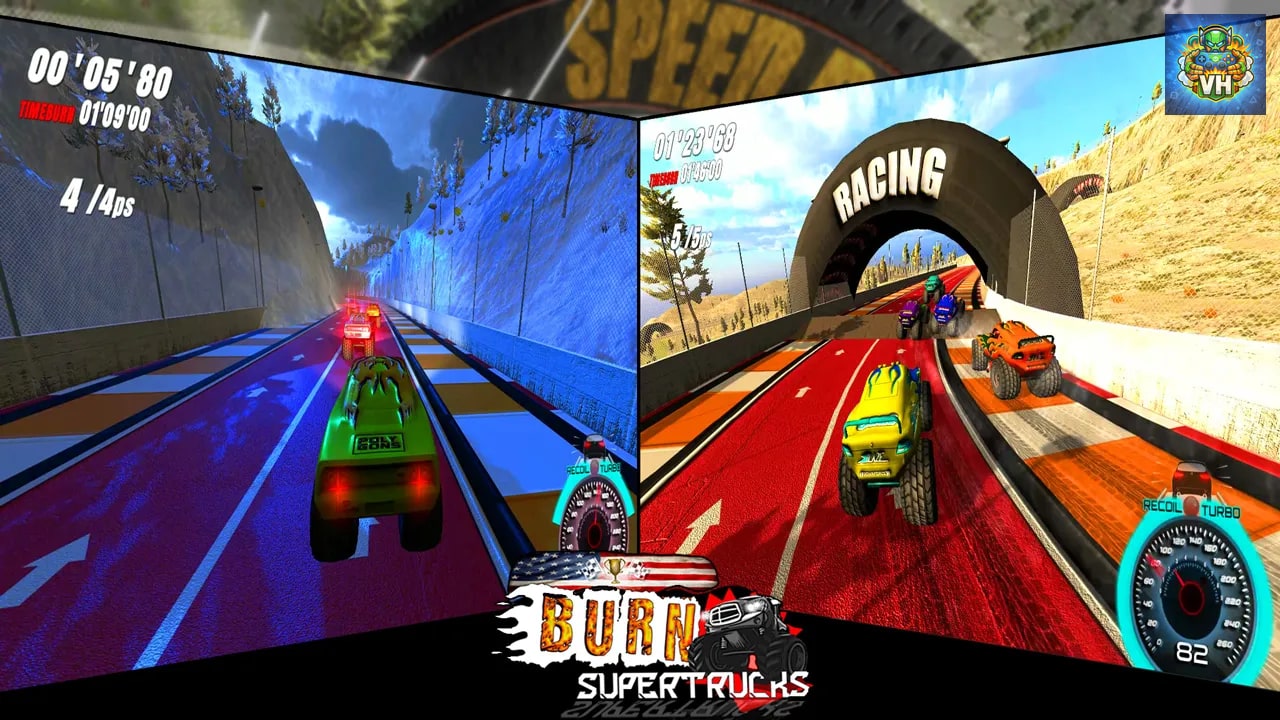 Burn! SuperTrucks Nintendo Switch - ảnh màn hình 6