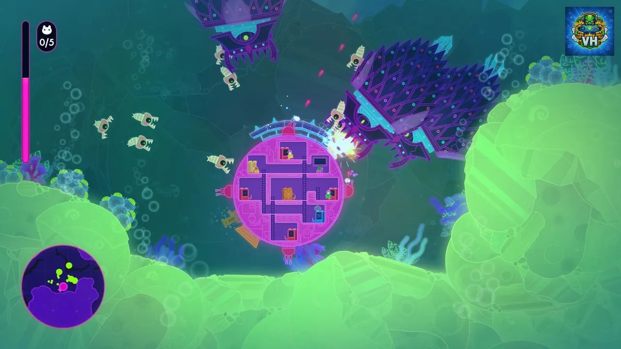Lovers in a Dangerous Spacetime Nintendo Switch - ảnh màn hình 3