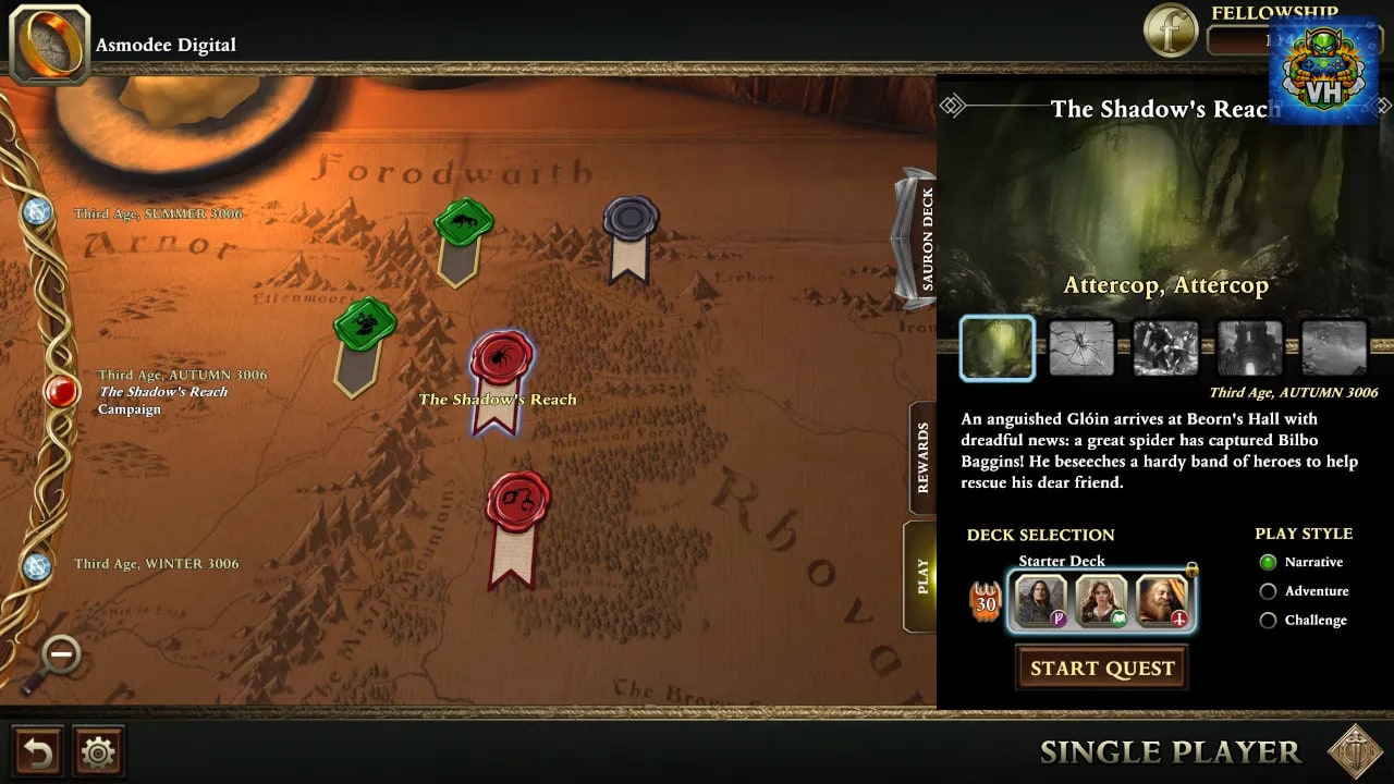 The Lord of the Rings: Adventure Card Game - Definitive Edition Nintendo Switch - ảnh màn hình 2