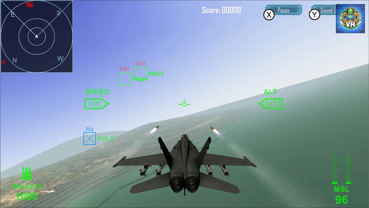 Top Gun Air Combat Nintendo Switch - ảnh màn hình 5