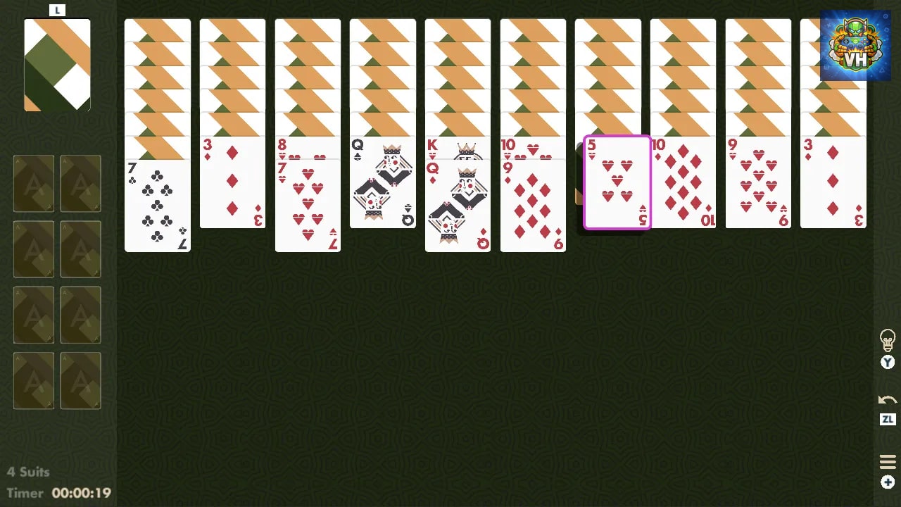 Solitaire Spider Minimal Nintendo Switch - ảnh màn hình 4