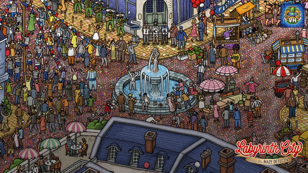 Labyrinth City: Pierre the Maze Detective Nintendo Switch - ảnh màn hình 1