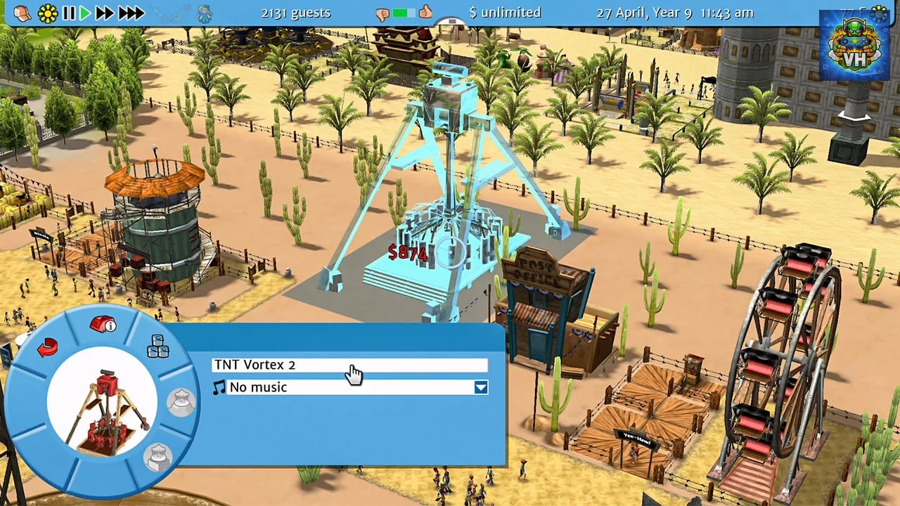 RollerCoaster Tycoon 3 Complete Edition Nintendo Switch - ảnh màn hình 3