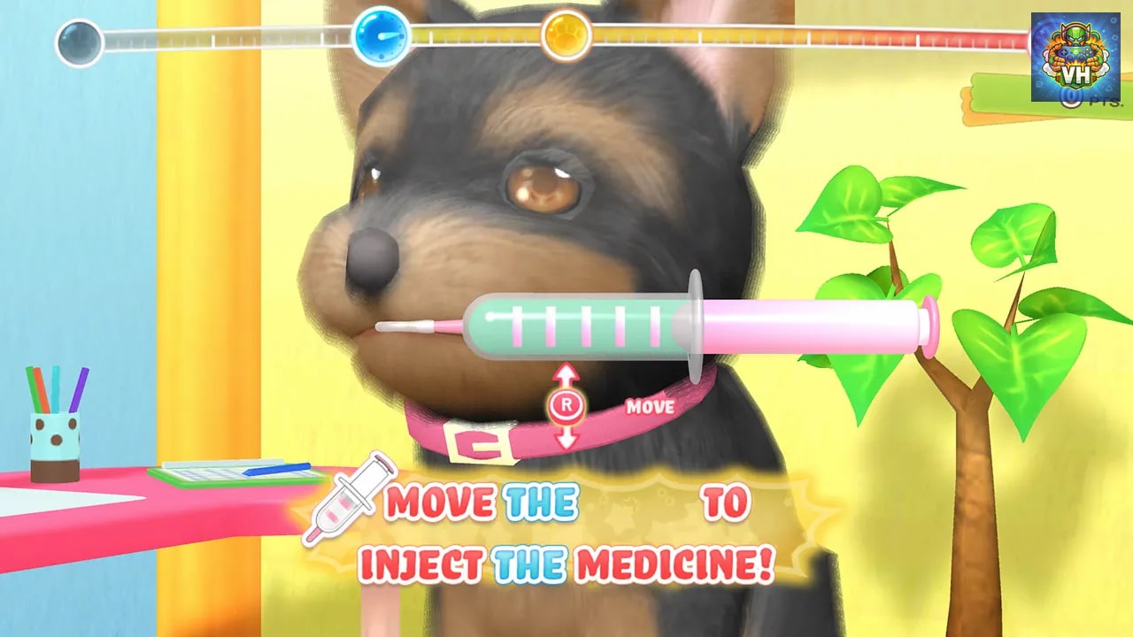 Pups & Purrs Animal Hospital Nintendo Switch - ảnh màn hình 1
