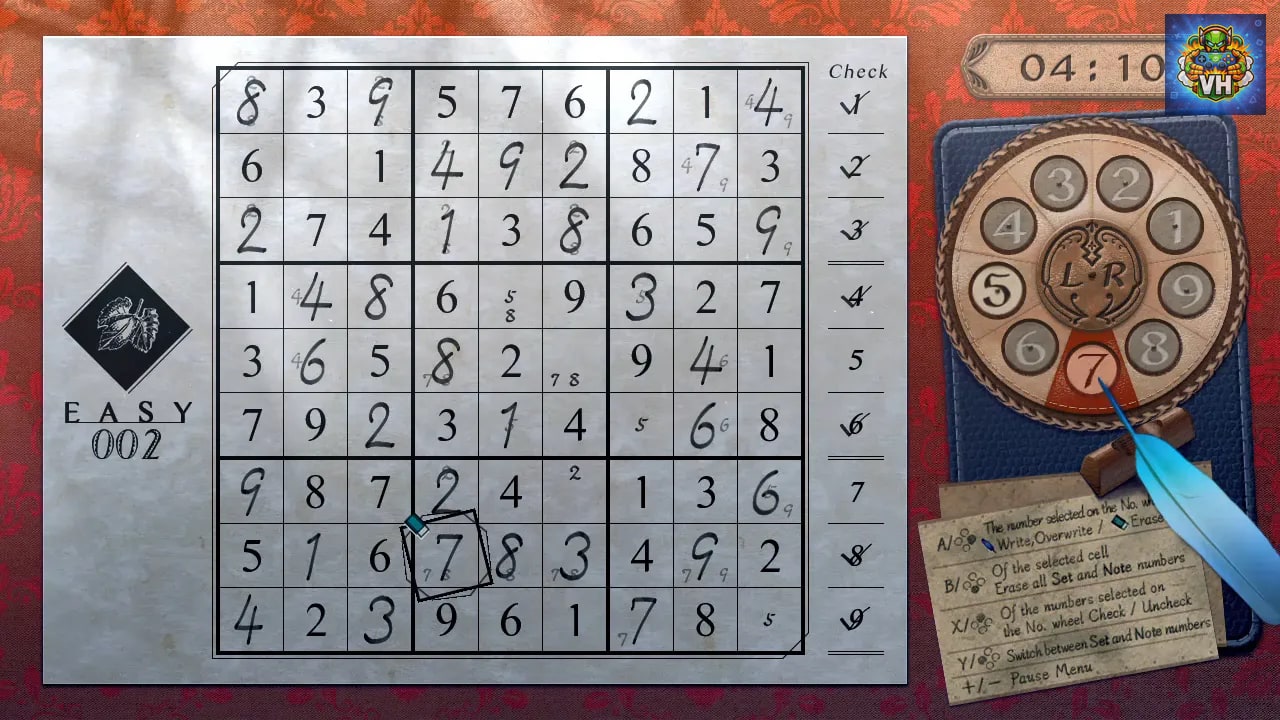 Sudoku Classic Nintendo Switch - ảnh màn hình 4