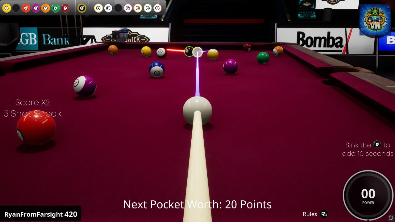Brunswick Pro Billiards Nintendo Switch - ảnh màn hình 4