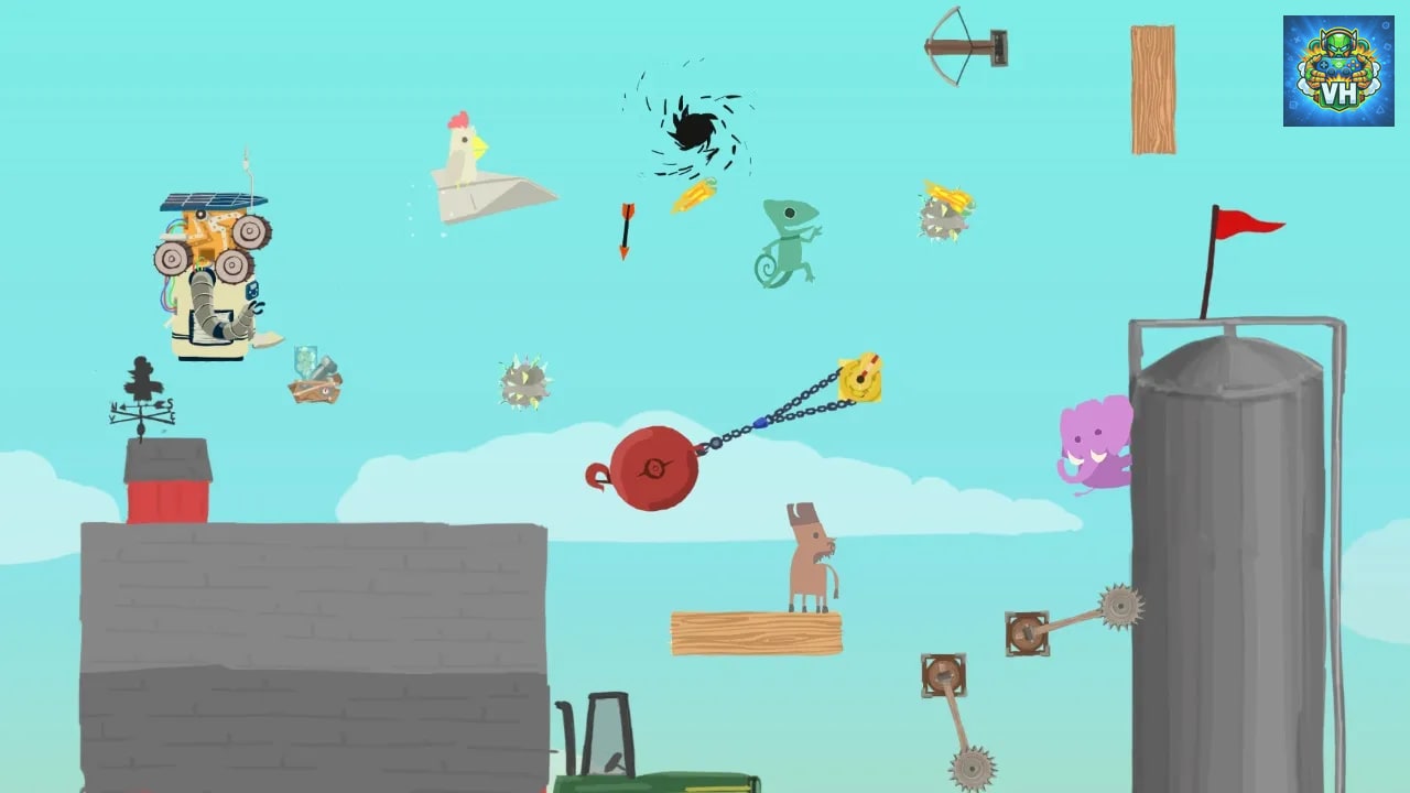 Ultimate Chicken Horse Nintendo Switch - ảnh màn hình 1