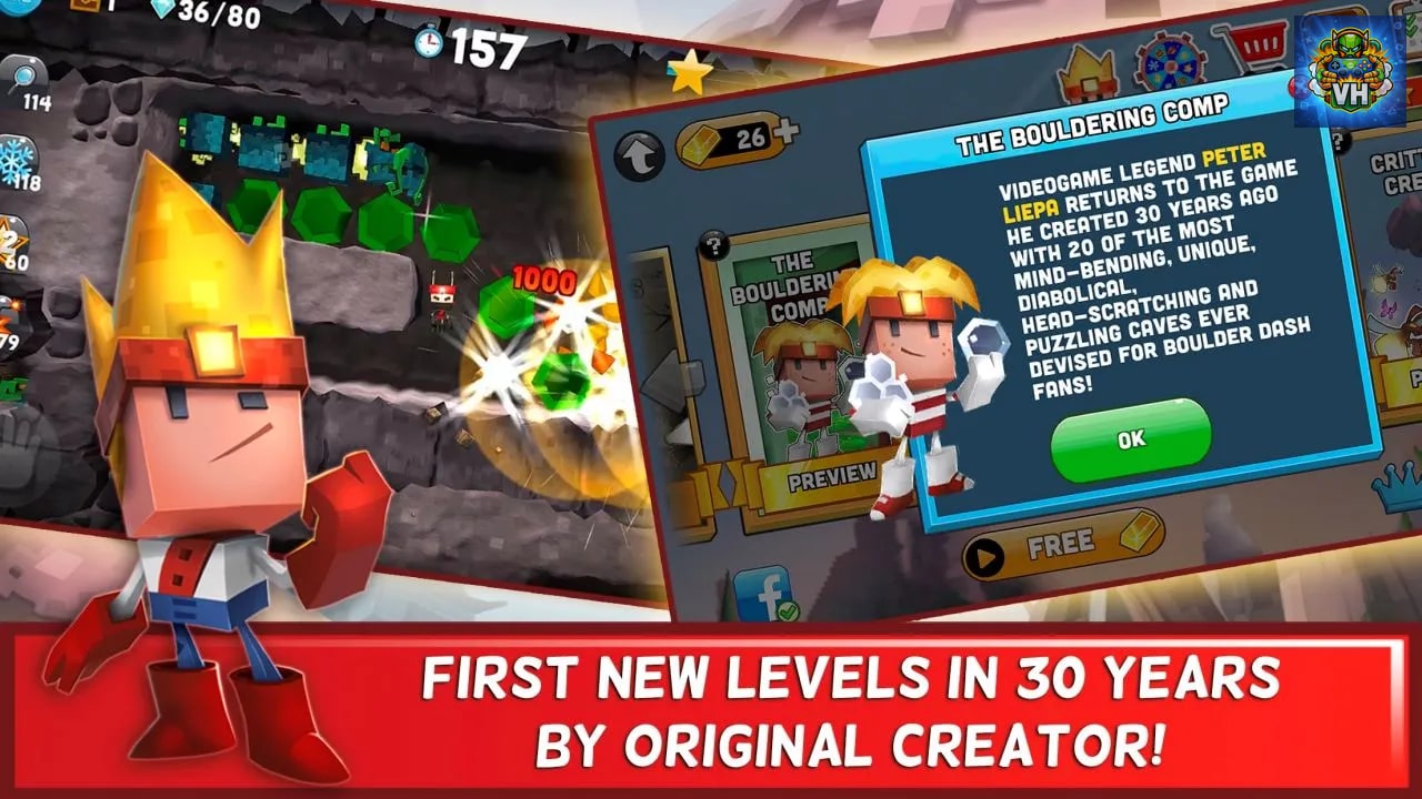 Boulder Dash 30th Anniversary Nintendo Switch - ảnh màn hình 5
