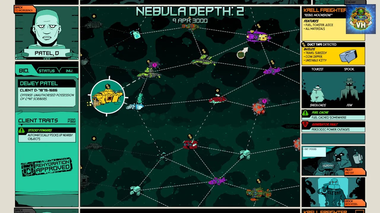 Void Bastards Nintendo Switch - ảnh màn hình 1