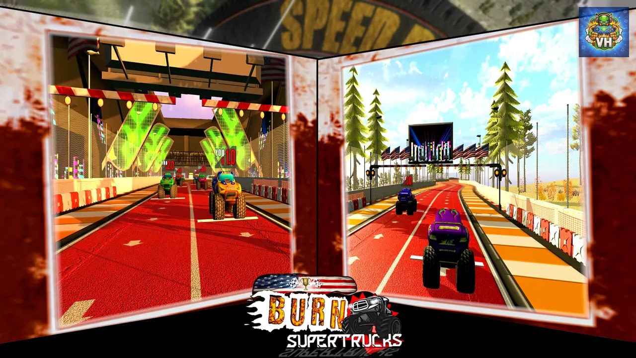 Burn! SuperTrucks Nintendo Switch - ảnh màn hình 1