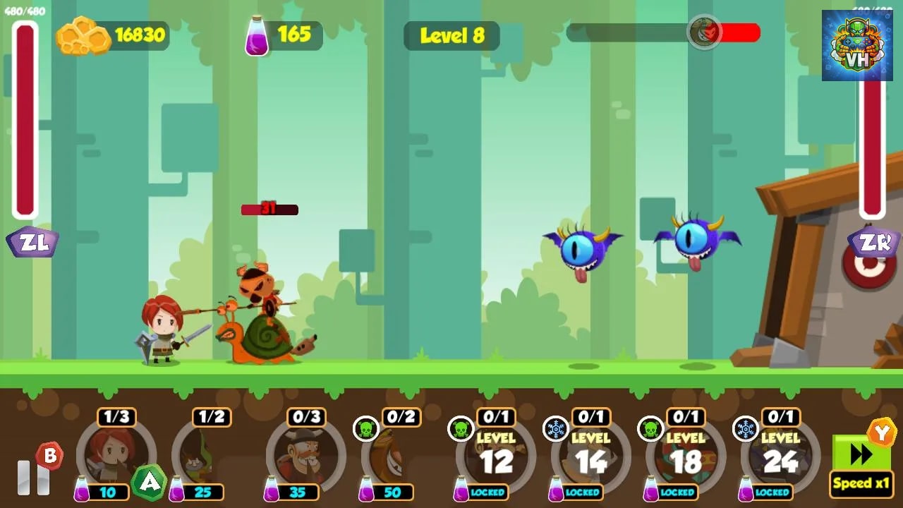 Castle Heroes Nintendo Switch - ảnh màn hình 2