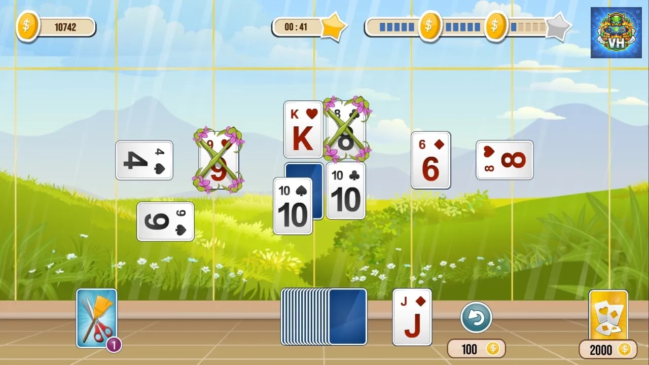 Solitaire TriPeaks Flowers Nintendo Switch - ảnh màn hình 5