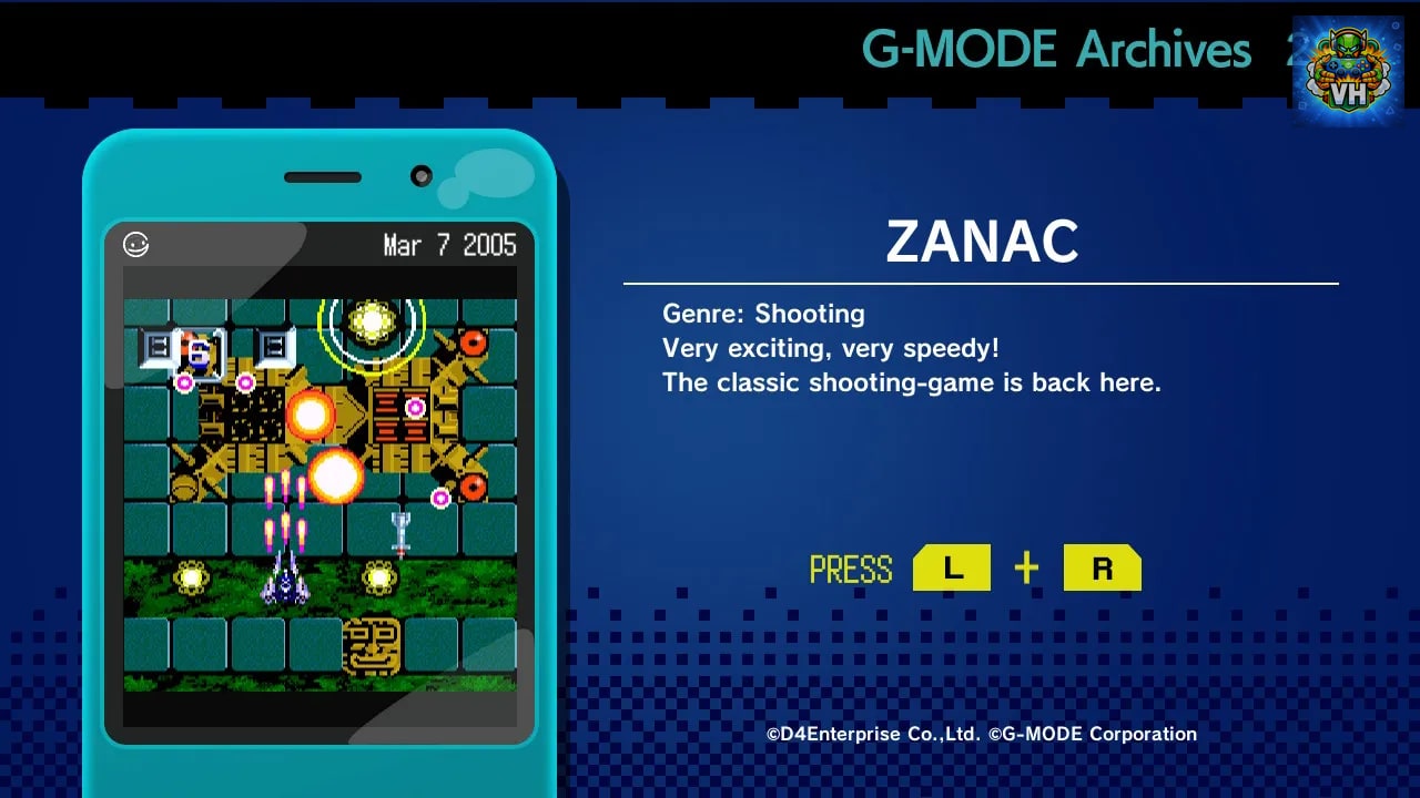 G-MODE Archives29 ZANAC Nintendo Switch - ảnh màn hình 5