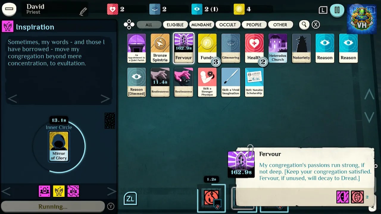 Cultist Simulator: Initiate Edition Nintendo Switch - ảnh màn hình 3