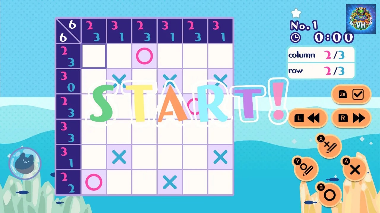 〇× LOGIC PUZZLE 1000 ! Nintendo Switch - ảnh màn hình 4