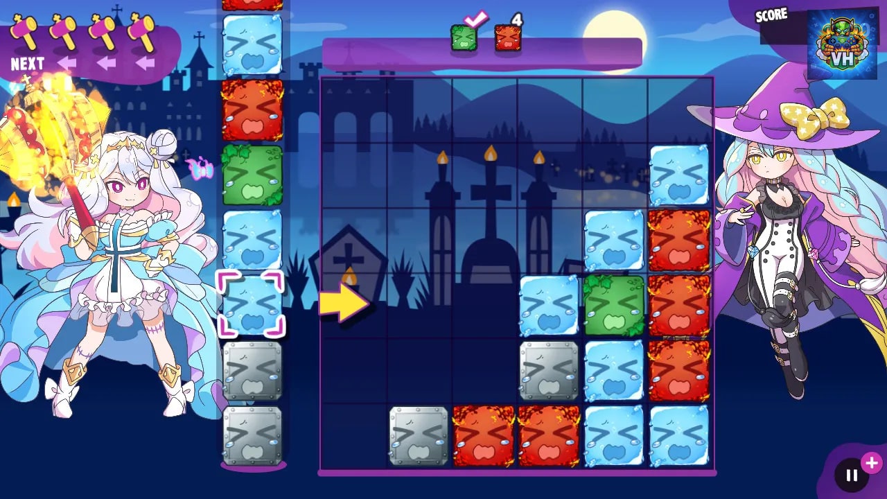 Refreshing Sideways Puzzle  Ghost Hammer Nintendo Switch - ảnh màn hình 7