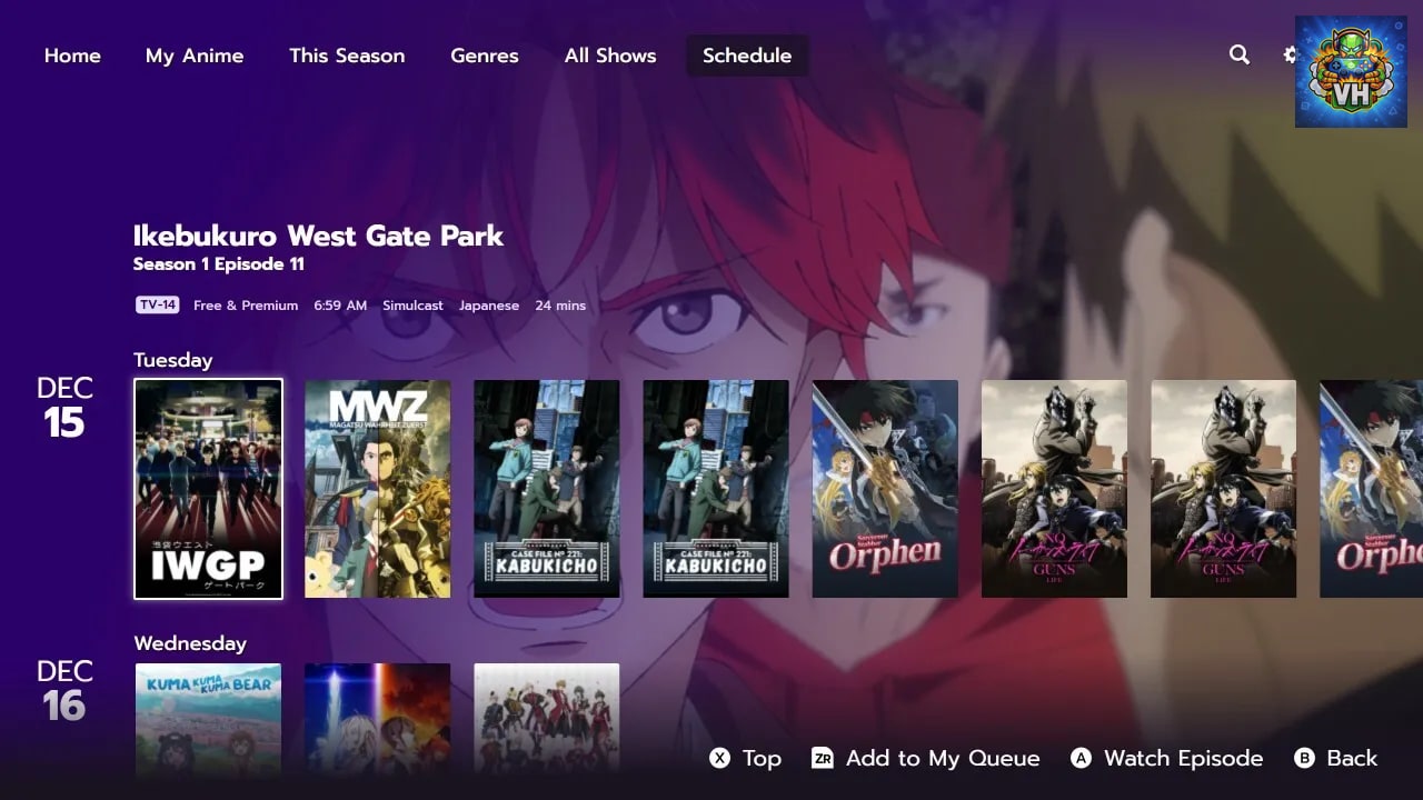 Funimation Nintendo Switch - ảnh màn hình 4