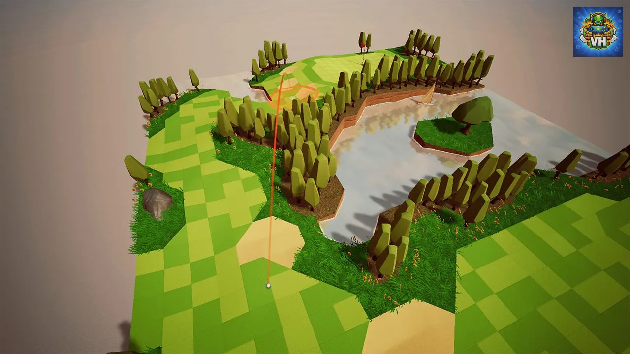 A Little Golf Journey Nintendo Switch - ảnh màn hình 1