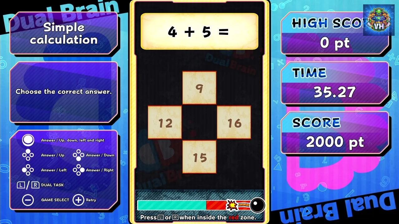 Dual Brain Vol.1: Calculation Nintendo Switch - ảnh màn hình 3