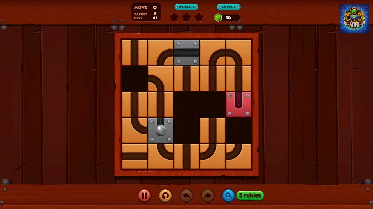 Let it roll slide puzzle Nintendo Switch - ảnh màn hình 1