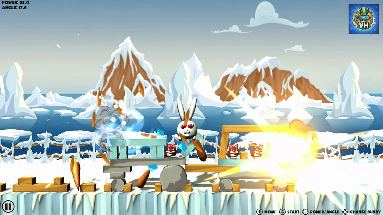 Angry Bunnies: Colossal Carrot Crusade Nintendo Switch - ảnh màn hình 5