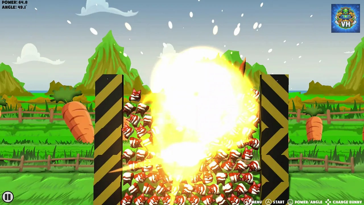 Angry Bunnies: Colossal Carrot Crusade Nintendo Switch - ảnh màn hình 6